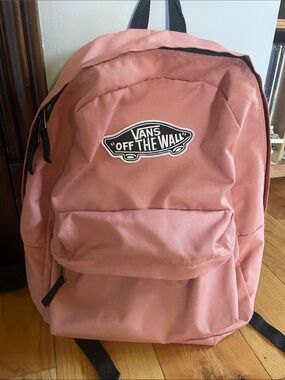 Vans off the wall pink backpack